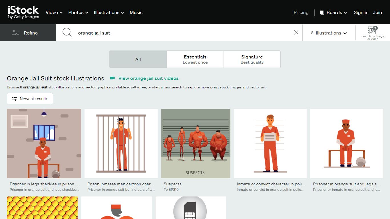 Orange Jail Suit Illustrations, Royalty-Free Vector Graphics & Clip Art ...