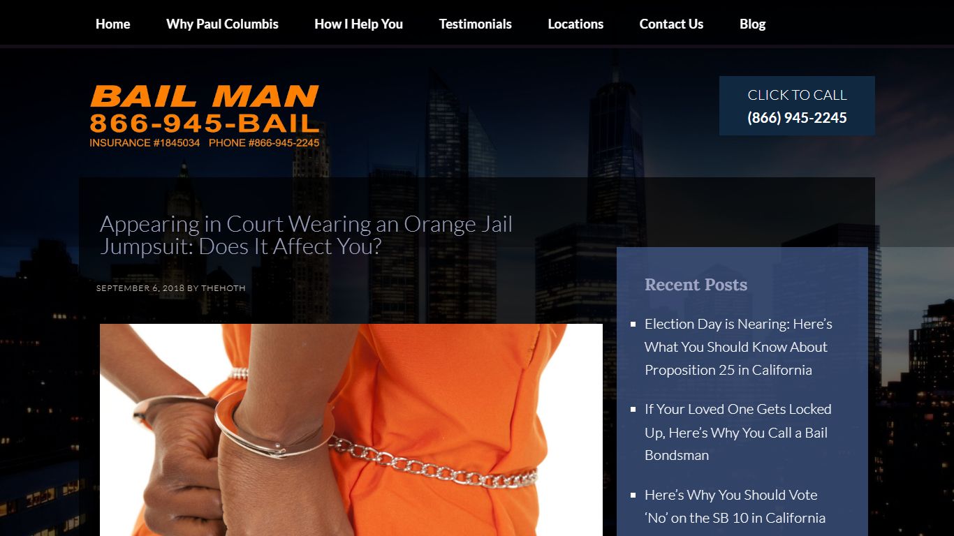 Wearing an Orange Jail Jumpsuit to Court: Does It Affect You